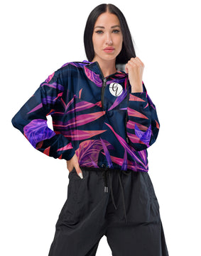 Jurassic world cropped windbreaker