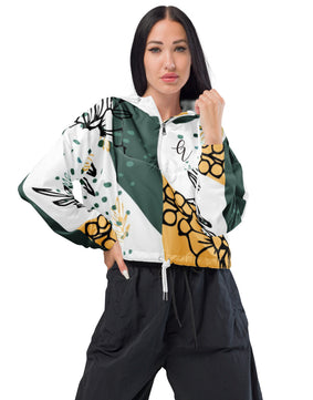 Unison jungle cropped windbreaker