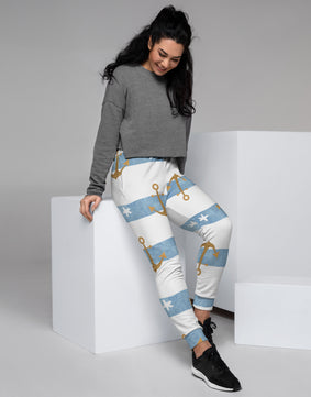 Anchor stripes Women's Joggers