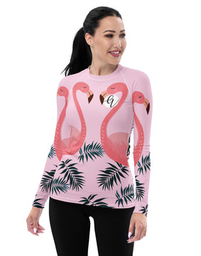 Flamingos Rash Guard