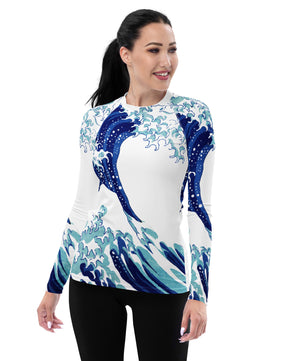 The Great Wave Rash Guard