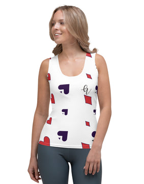 King of hearts Cut & Sew Tank Top