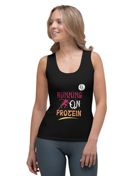 Running on Protein Cut & Sew Tank Top