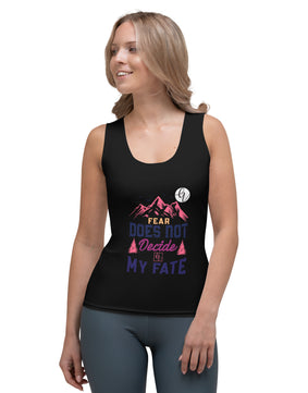 Fear Does not decide Cut & Sew Tank Top