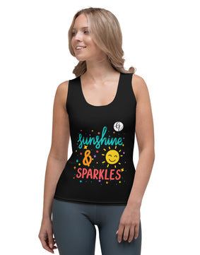 Sunshine and Sparkles Cut & Sew Tank Top