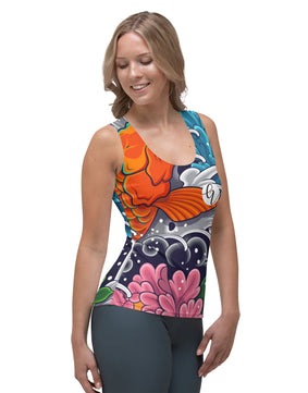 Koi fish Cut & Sew Tank Top