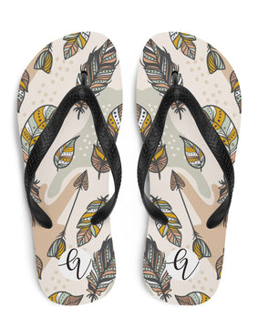 Feather Flip-Flops