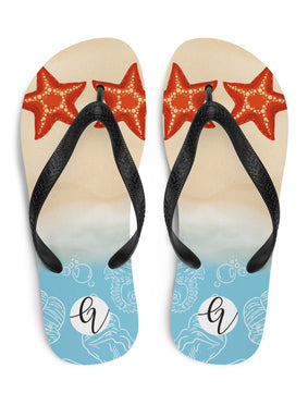 Sea starfish Flip-Flops