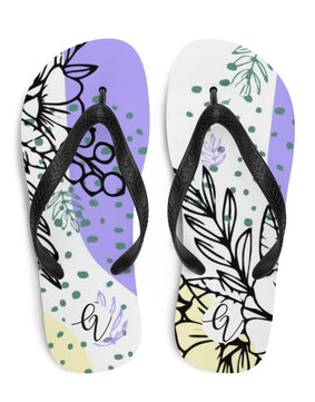 Violet periwinkle Flip-Flops