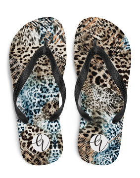 TIGER SKIN Flip-Flops