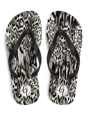 Snow jagauar Flip-Flops