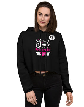 Nod-smile-and-pretendo Crop Hoodie