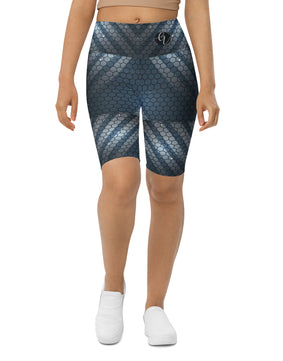 Blue hexagone Biker Shorts