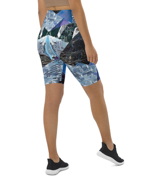 Mountains Artistry Biker Shorts