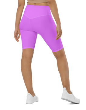 Neon Purple Biker Shorts