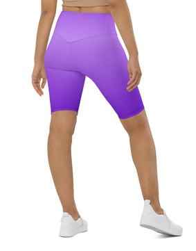 Purple colored Biker Shorts