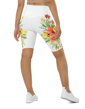 Spring florals Biker Shorts