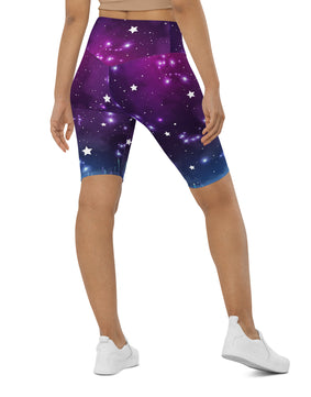 Spiral Galaxy Biker Shorts