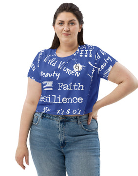 Resilience All-Over Print Crop Tee