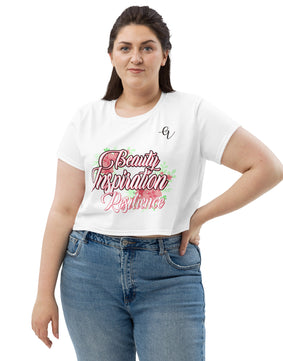 Beauty inspiration Resilience All-Over Print Crop Tee