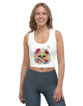 Skeletal Flower Crop Top