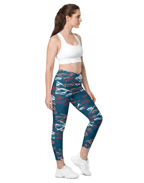 Victoria line Crossover leggings with pockets