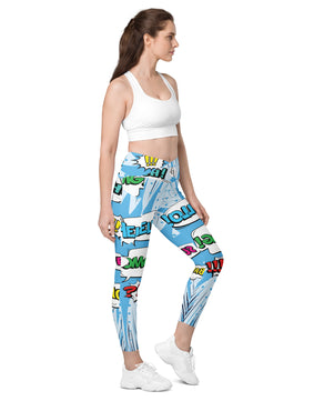 Cool Crossover leggings with pockets