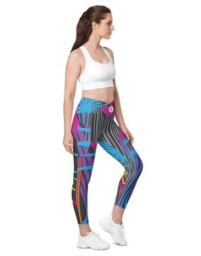 Summers Crossover leggings with pockets