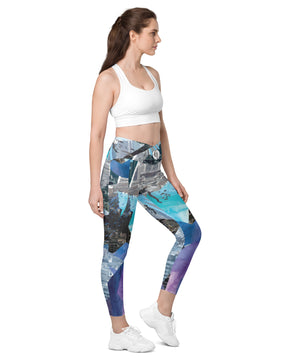 Mountain artistry Crossover leggings with pockets