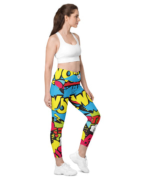 Cool Crossover leggings with pockets