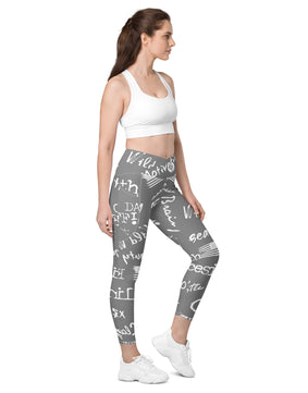 Resilience Crossover leggings with pockets