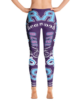 Purple summers Leggings