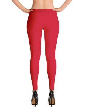 Red  colored Leggings