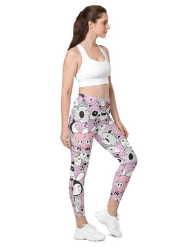 Beary bear Leggings with pockets