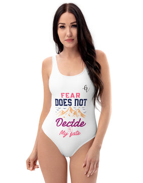 Fear does not decide fate One-Piece Swimsuit