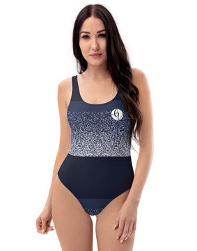 Sparkling greyish blue One-Piece Swimsuit