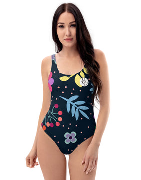 Colorful ditsy One-Piece Swimsuit