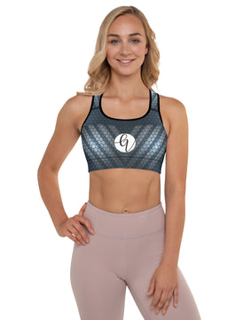 Hexagon Padded Sports Bra