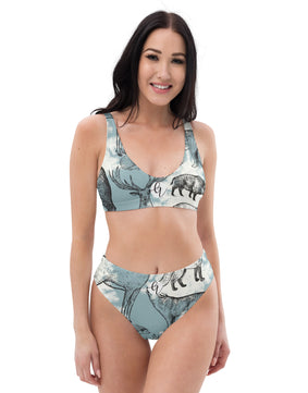 Lama vintage high-waisted bikini