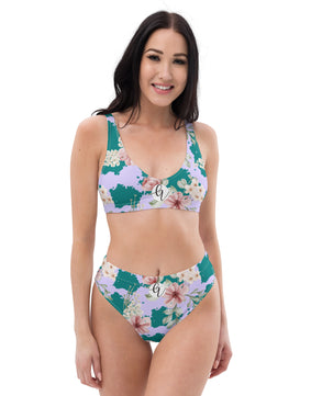 Peach forest Recycled high-waisted bikini