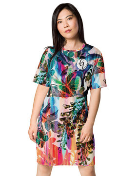 Multicoloured T-shirt dress