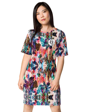 Multicoloured T-shirt dress