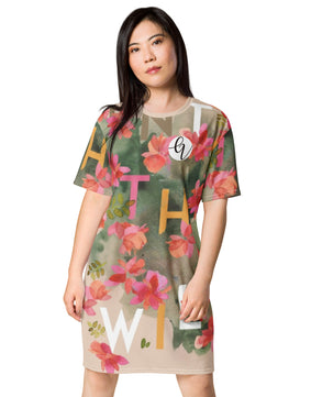 In the wild T-shirt dress