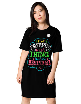 Things behind me T-shirt dress