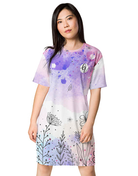 Aquarelle T-shirt dress