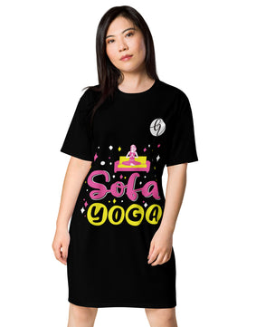 Sofa yoga T-shirt dress