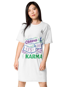 Cardio karma T-shirt dress