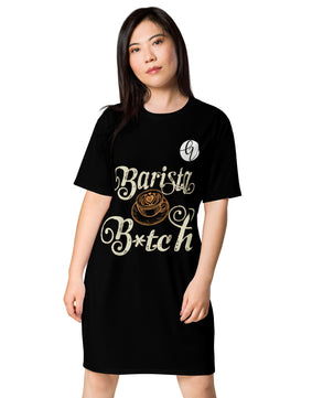 Barista bitch T-shirt dress