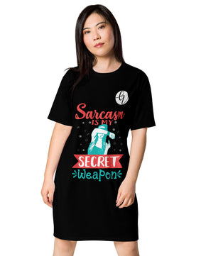 Sarcasm T-shirt dress