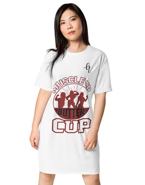 Muscle cup T-shirt dress